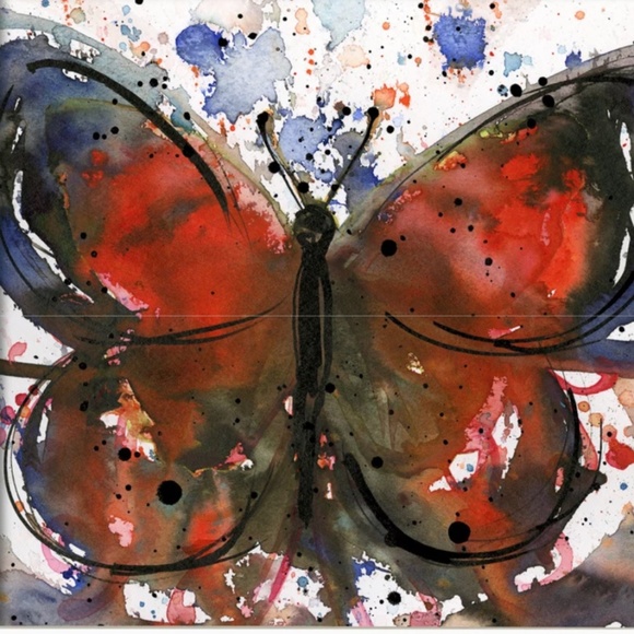Original Watercolor Butterfly Painting, Kathy Morton Stanion - Butterfly Song 3 - Picture 2 of 2